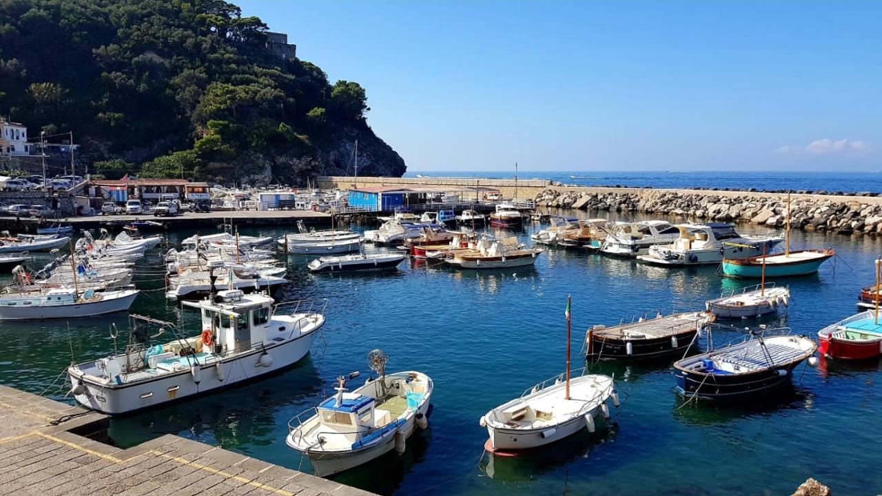 Relais Del Mare Con Terrazza Fronte Mare Free Parking Leilighet Massa Lubrense Eksteriør bilde