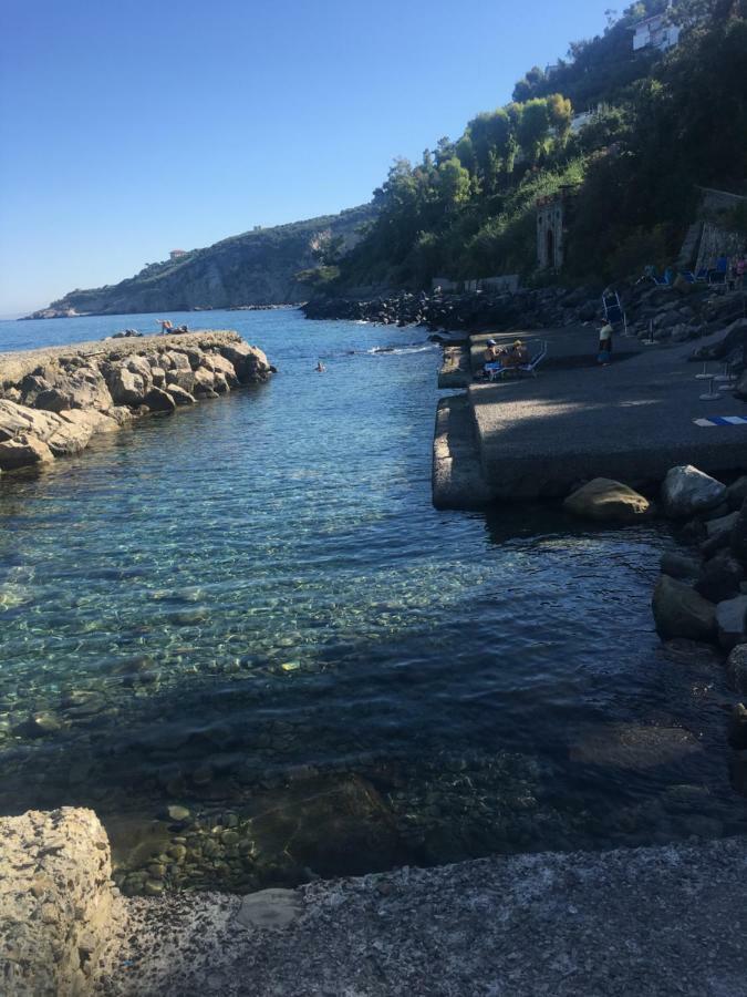 Relais Del Mare Con Terrazza Fronte Mare Free Parking Leilighet Massa Lubrense Eksteriør bilde